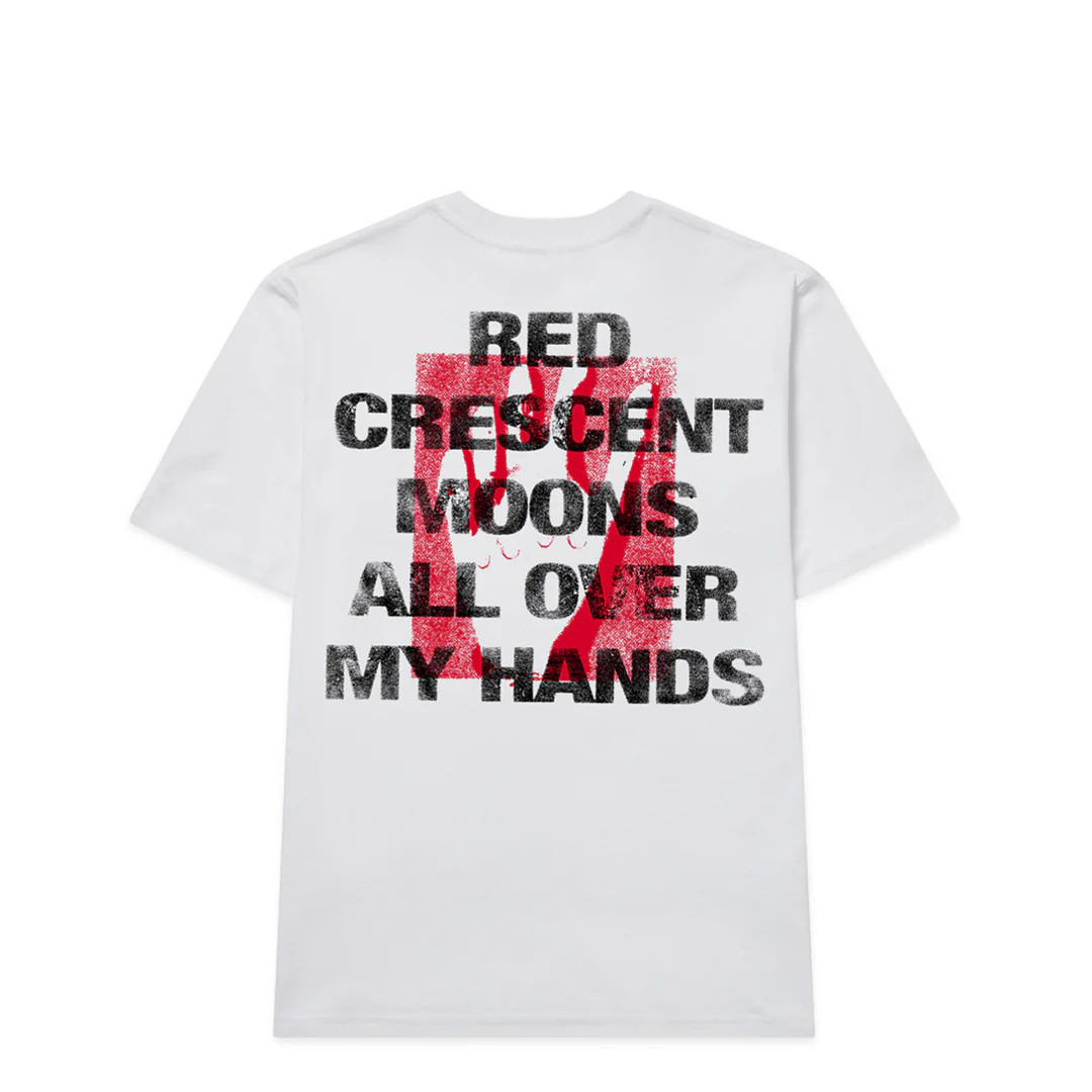 RED CRESCENT MOONS T-SHIRT - Image 2
