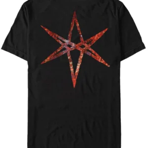 Glowing Eyes Black T-Shirt back