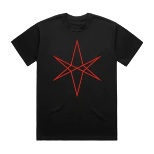 Star Logo Black T-Shirt front