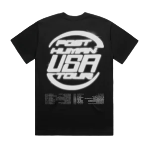 Star Logo Black T-Shirt back